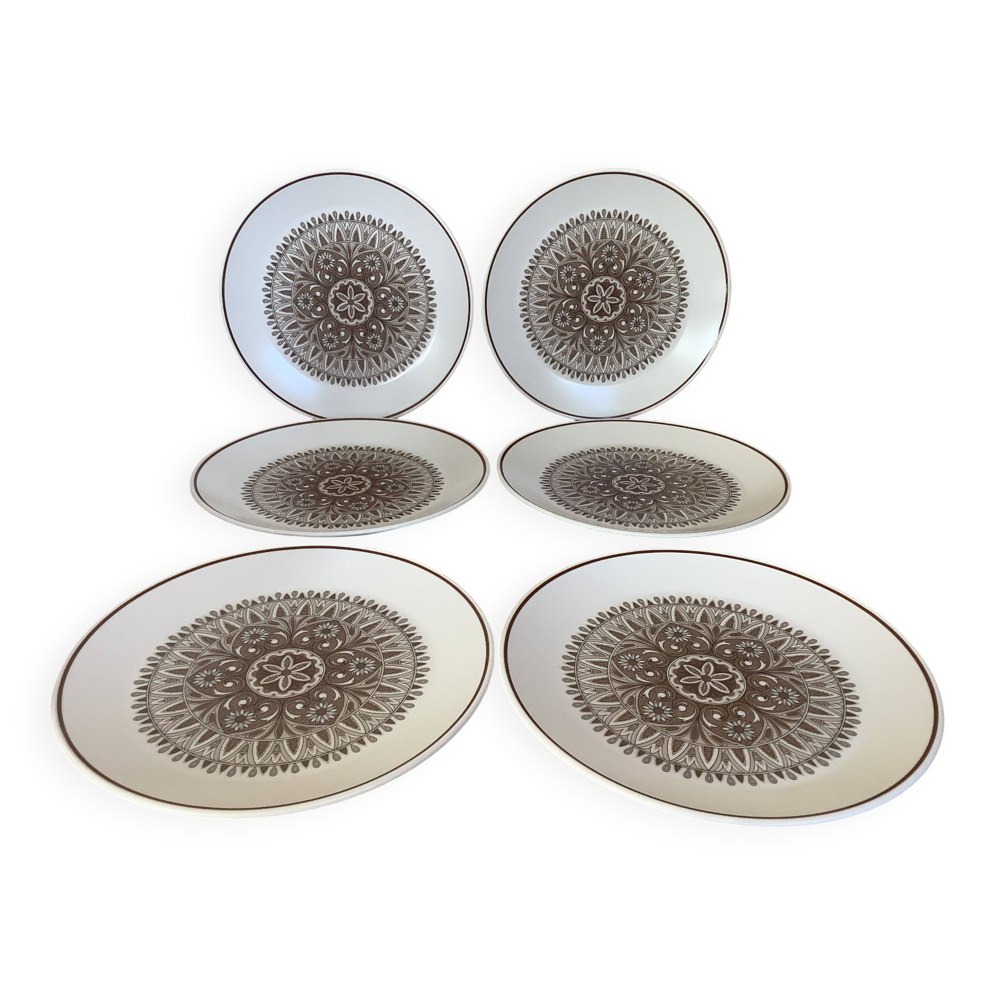 Six assiettes à dessert noritake Japan