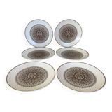 Six assiettes à dessert noritake Japan