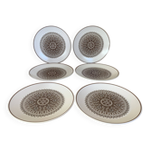 Six assiettes à dessert noritake Japan