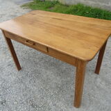 Solid oak farm table 121x73
