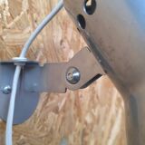 Vintage brushed aluminum wall light