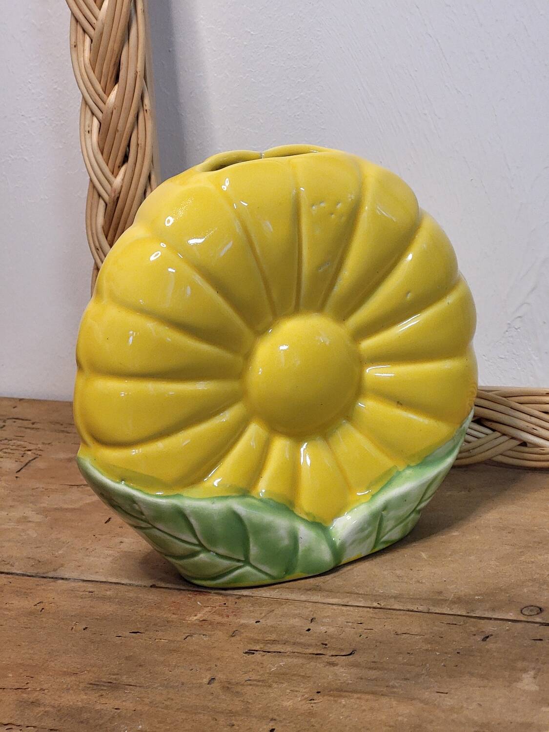 Sunflower vase