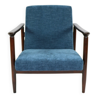 Fauteuil Blue Ocean GFM-142 par Edmund Homa, années 1970