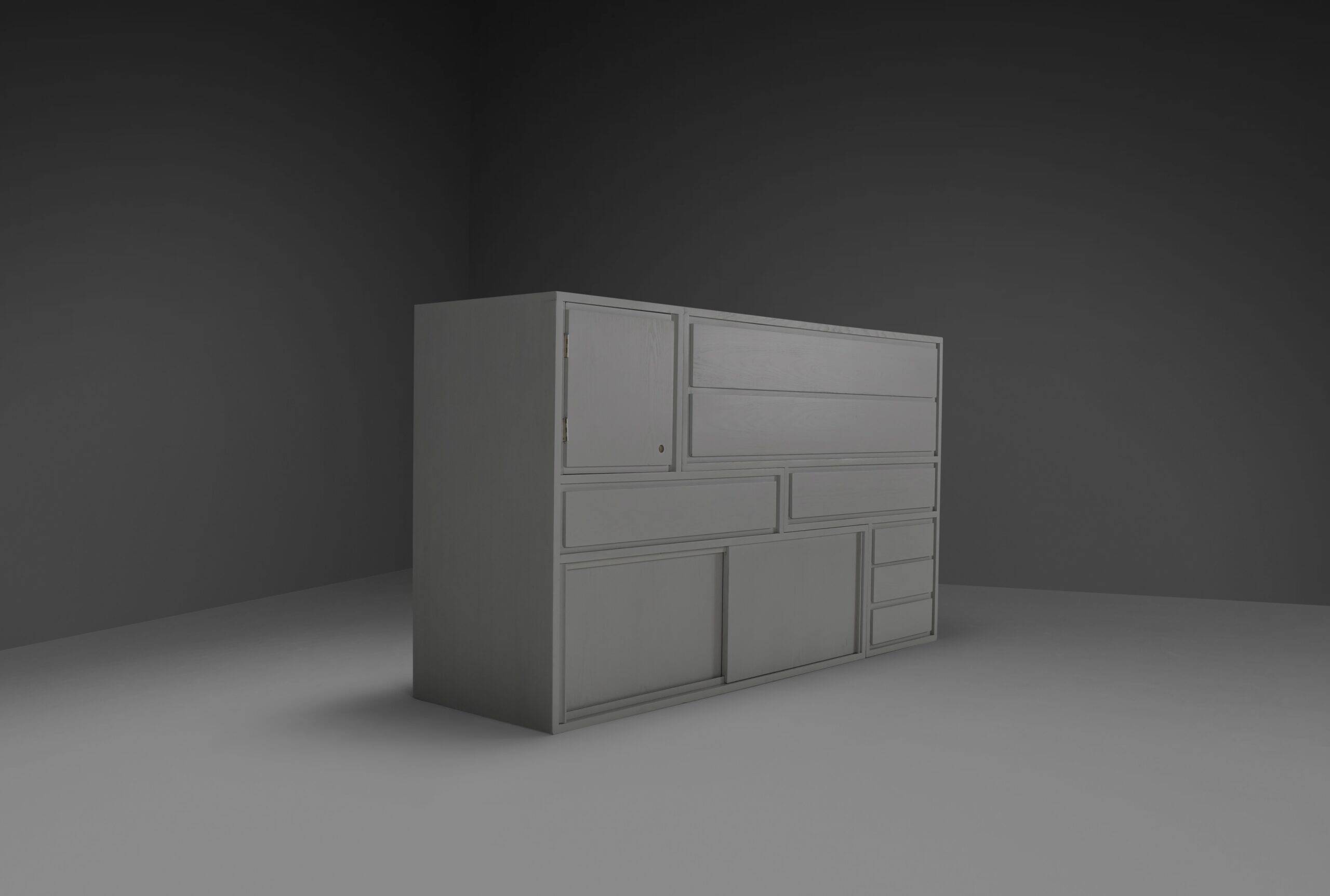 Rare 'Kaidan' cabinet by Kazuhide Takahama for Gavina, Italy 1960s