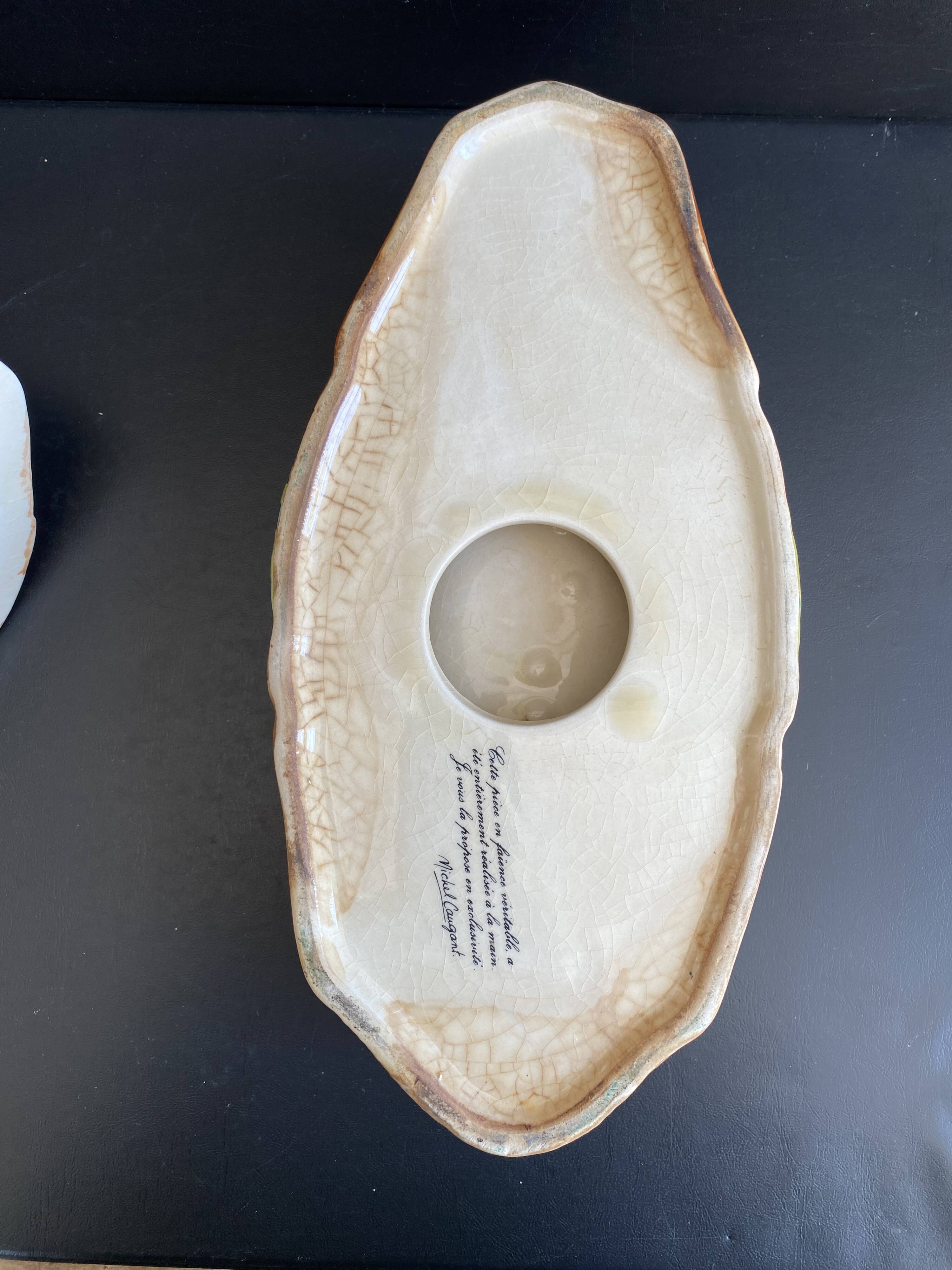Vintage terrine in earthenware by Michel Caugant - Roe Deer / Stag shape