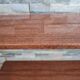 Wall shelves style metal string imitation wood 60- 70s