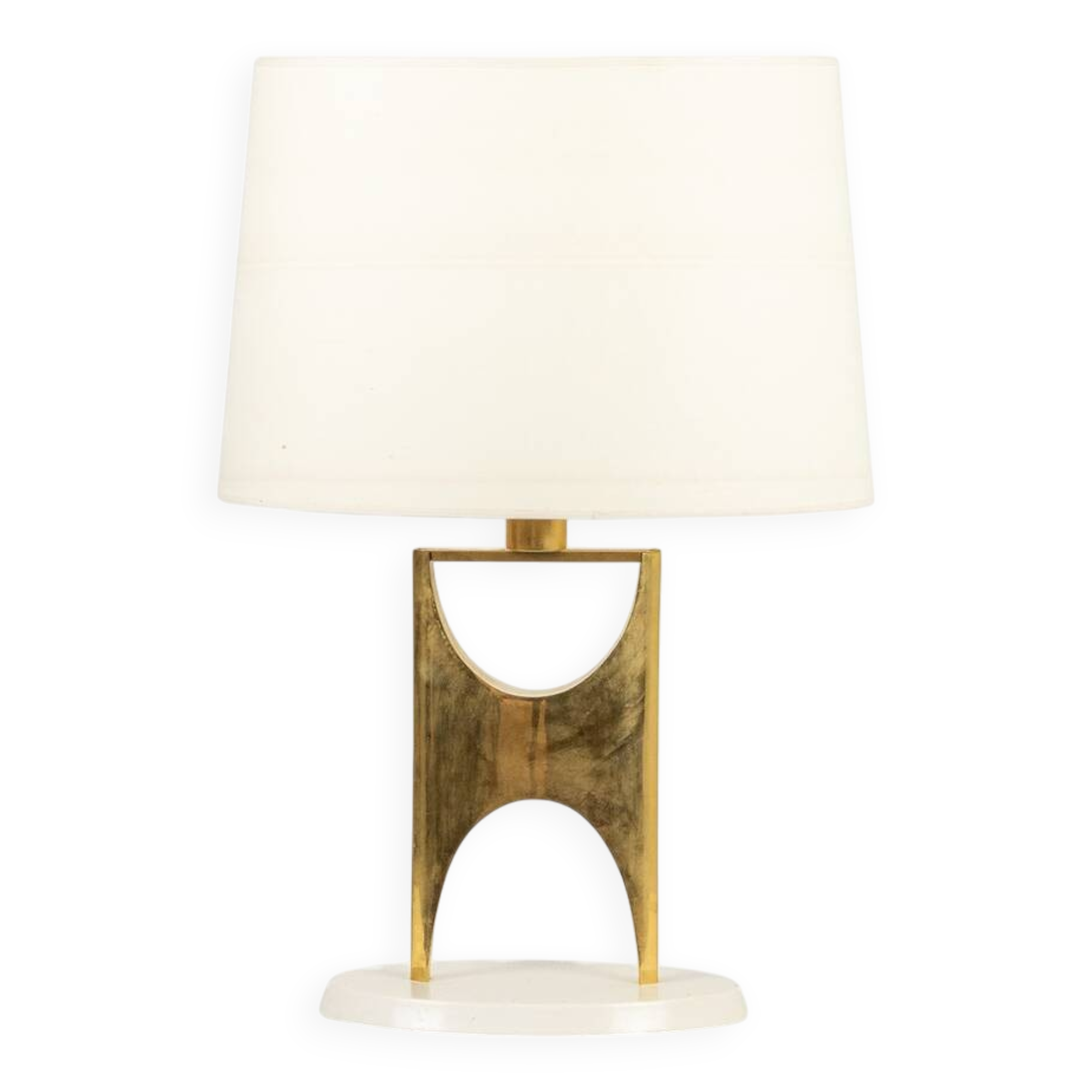 H-shaped gilt bronze lamp. 20th century.