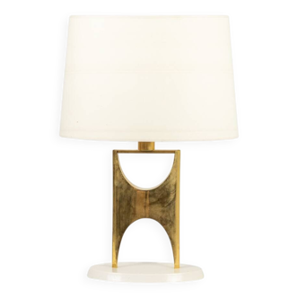 H-shaped gilt bronze lamp. 20th century.