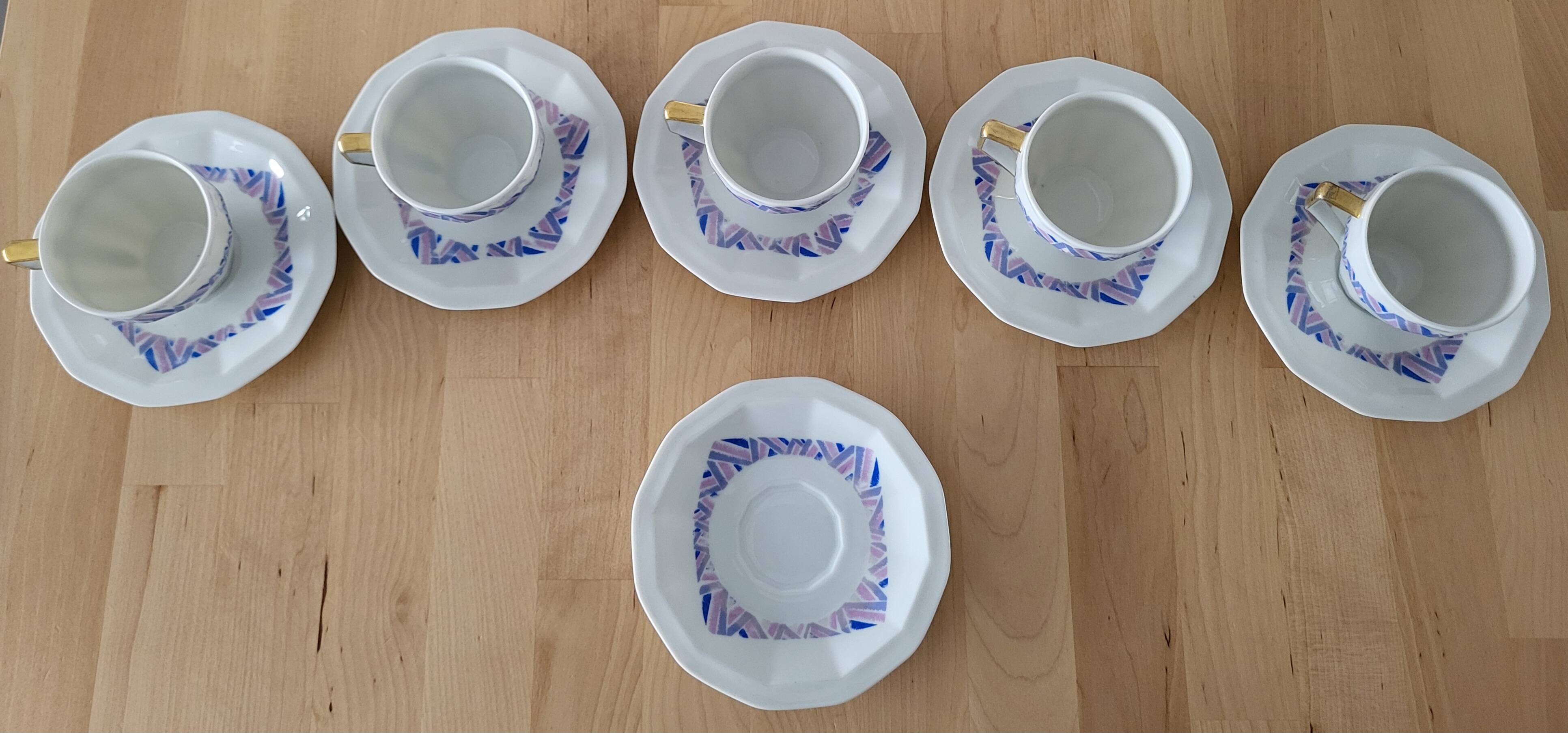 Art Deco coffee/tea service Bernardaud Limoges 1930s