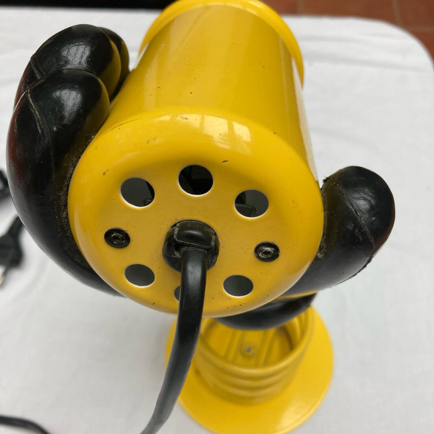 Lampe à poser année 80 métal et plastique