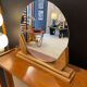 Oak tabletop mirror 1950