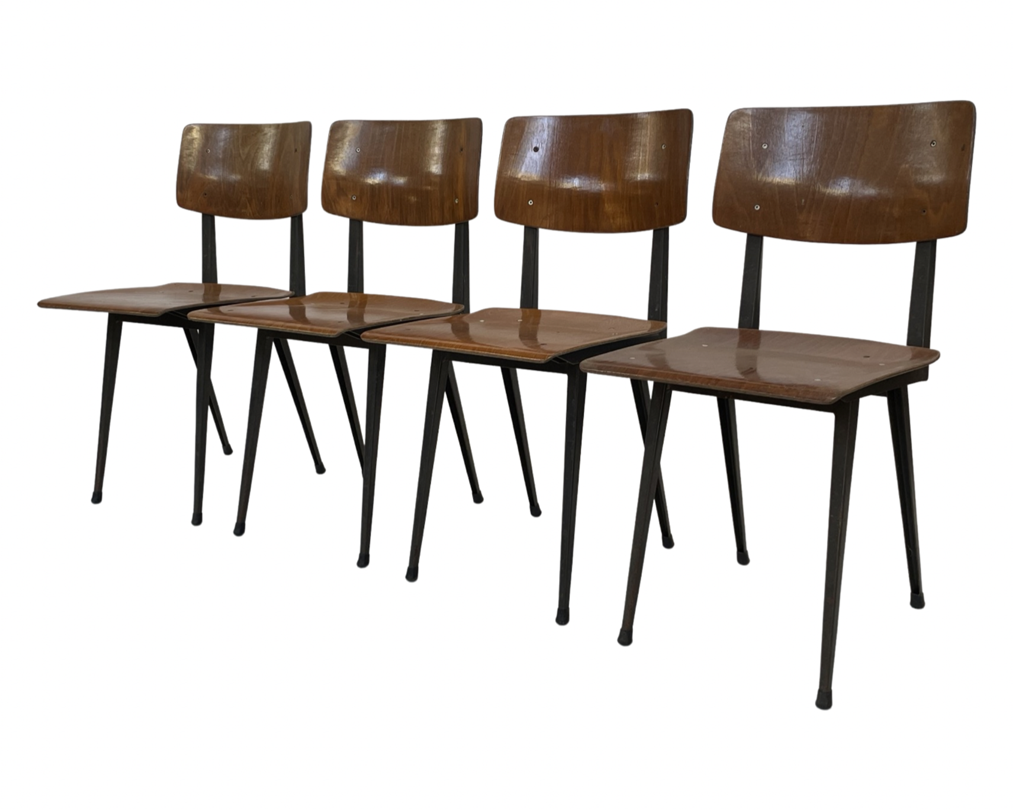 Vintage Marko Holland school chair minimalist 60