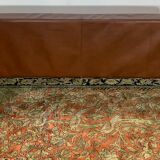 Walter Knoll bench, brown leather