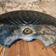 French Art Deco cast iron enamel planter – 1920s–1930s