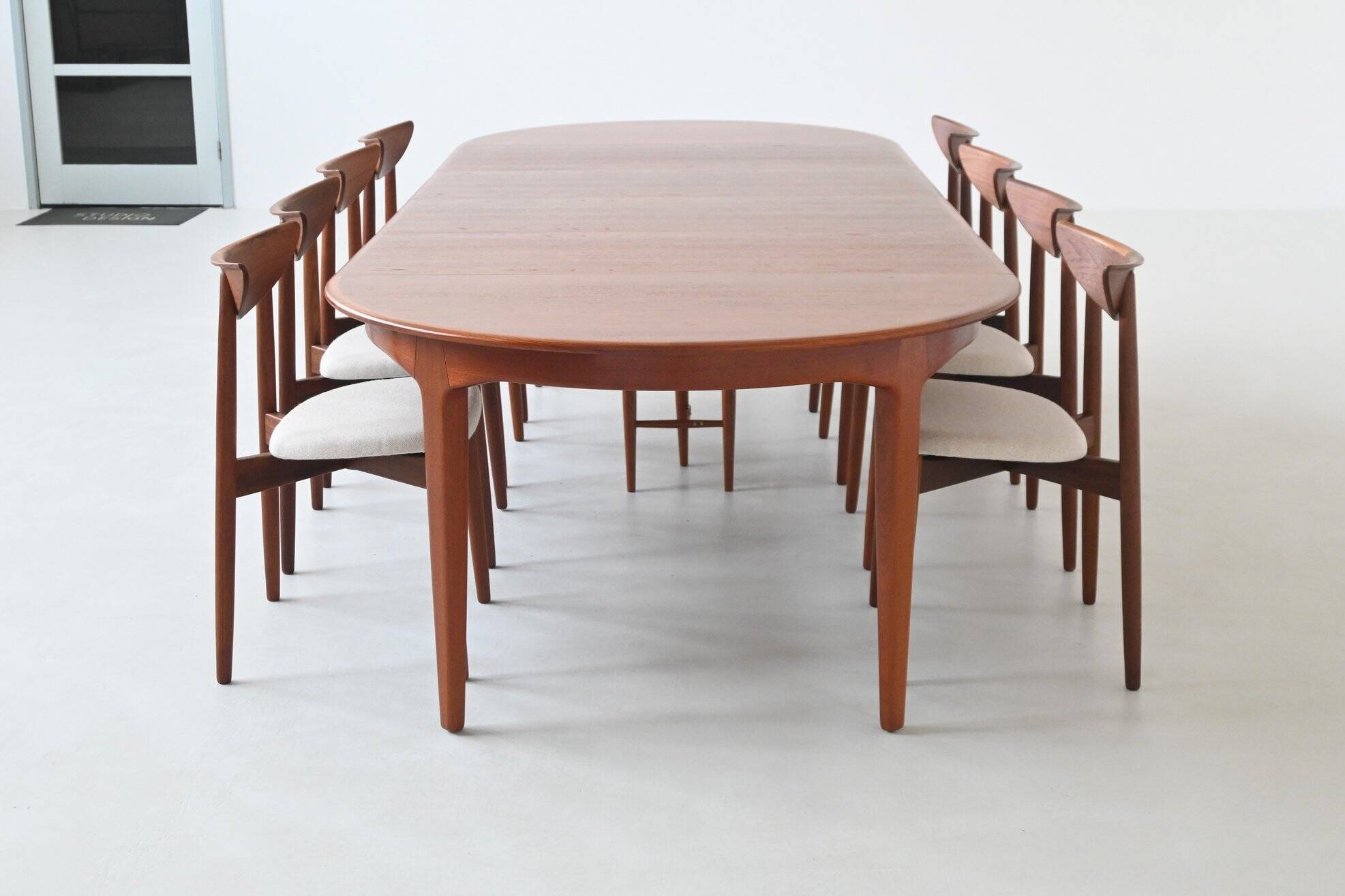 Henning Kjaernulf model 62 dining table teak Soro Stolefabrik Denmark 1958