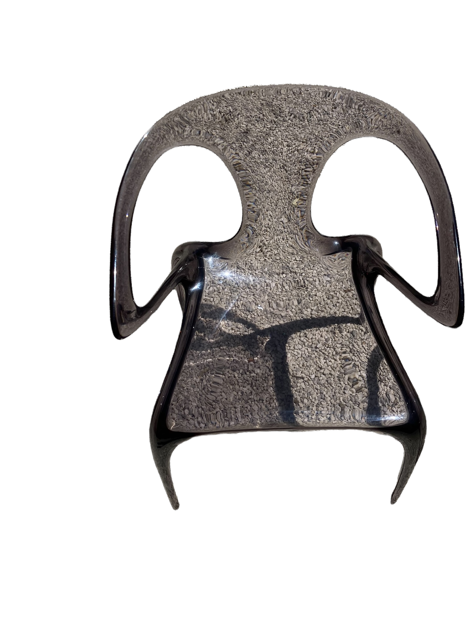 Pair of chairs "ava" bridge by Song Wen Zhong for roche bobois