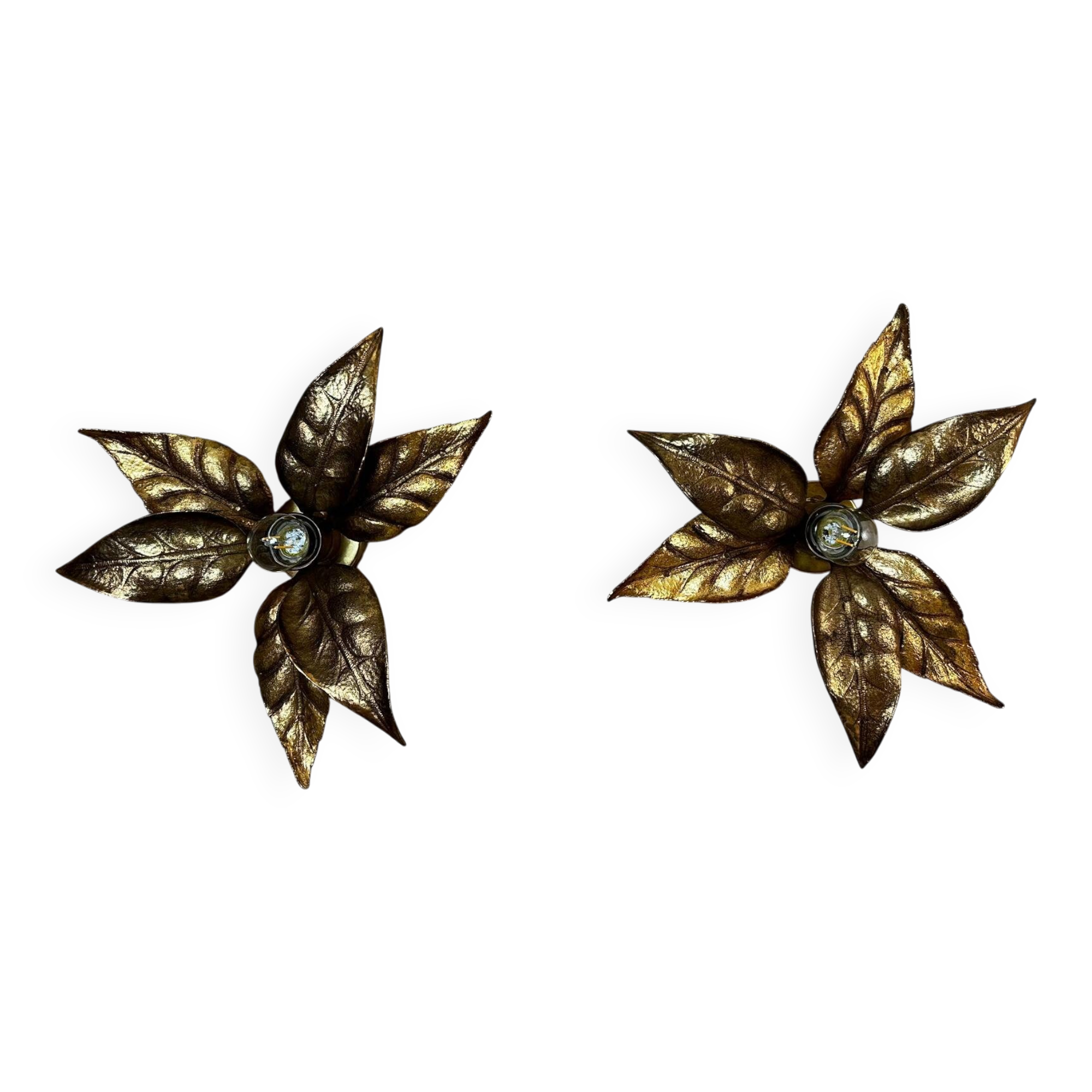 Pair of wall sconces by Willy Daro