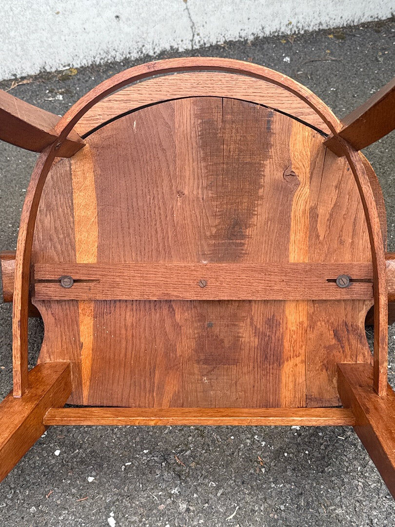 Office chair – vintage – solid wood – USA, circa 1900