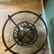 Vintage bamboo rattan coffee table