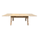 Table à manger extensible art déco rénovée en bois 235cm
