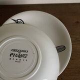 Set of 10 plates by Picault himself bird 1960
