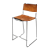 Leather stool by Giandomenico Belotti for Alias, Italy, 1970s.