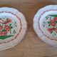 Set of 3 plates with Saint Clément rooster decoration