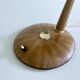 Vintage Scandinavian Lamp, Wood Brass Sisal