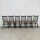 6 Fanett chairs by Ilmari Tapiovaara, Scandinavian, 1960s