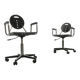 Postmodern Italian swivel chair Charlie by Carlo Bimbi & Nilo Gioacchini for Segis, 1980s.