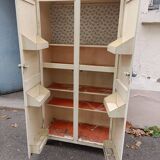 Metal cabinet industrial kitchen