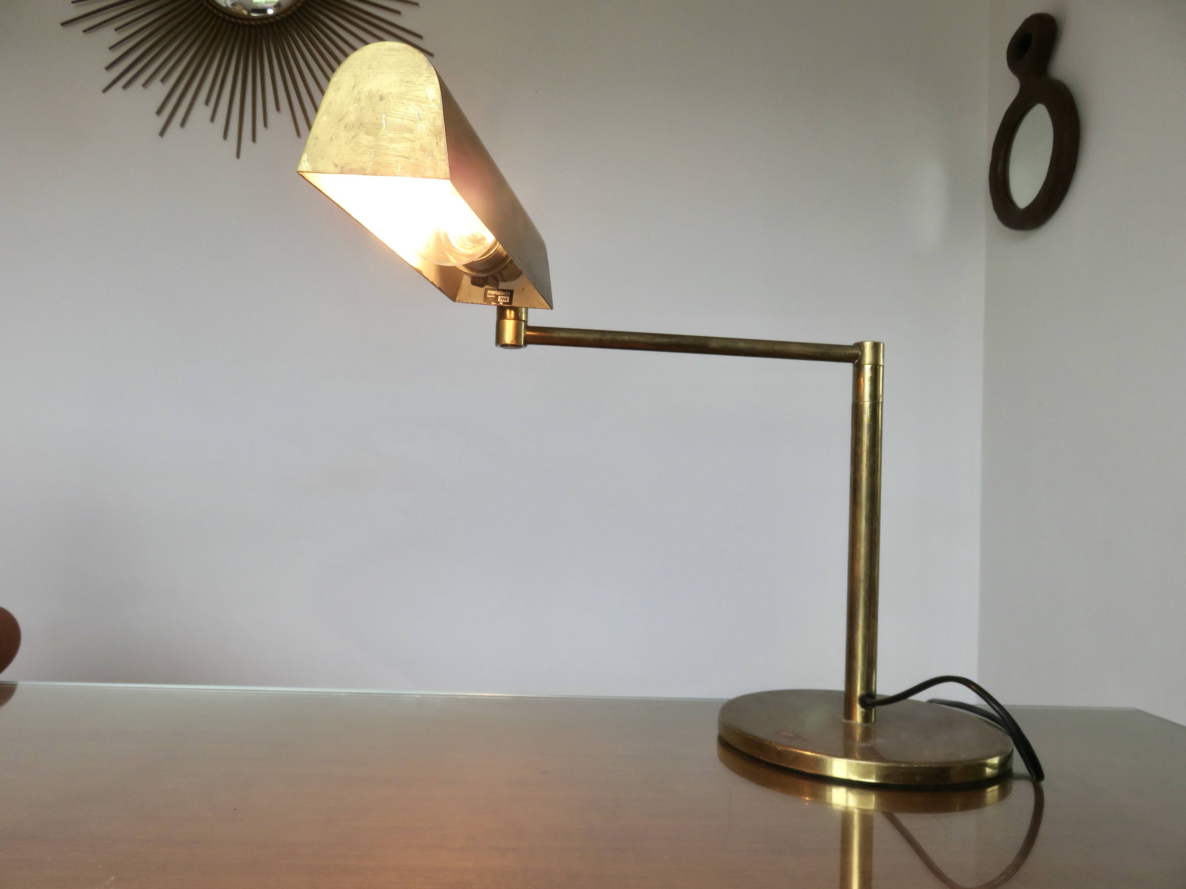 Metalarte lamp, G. Hansen, New York