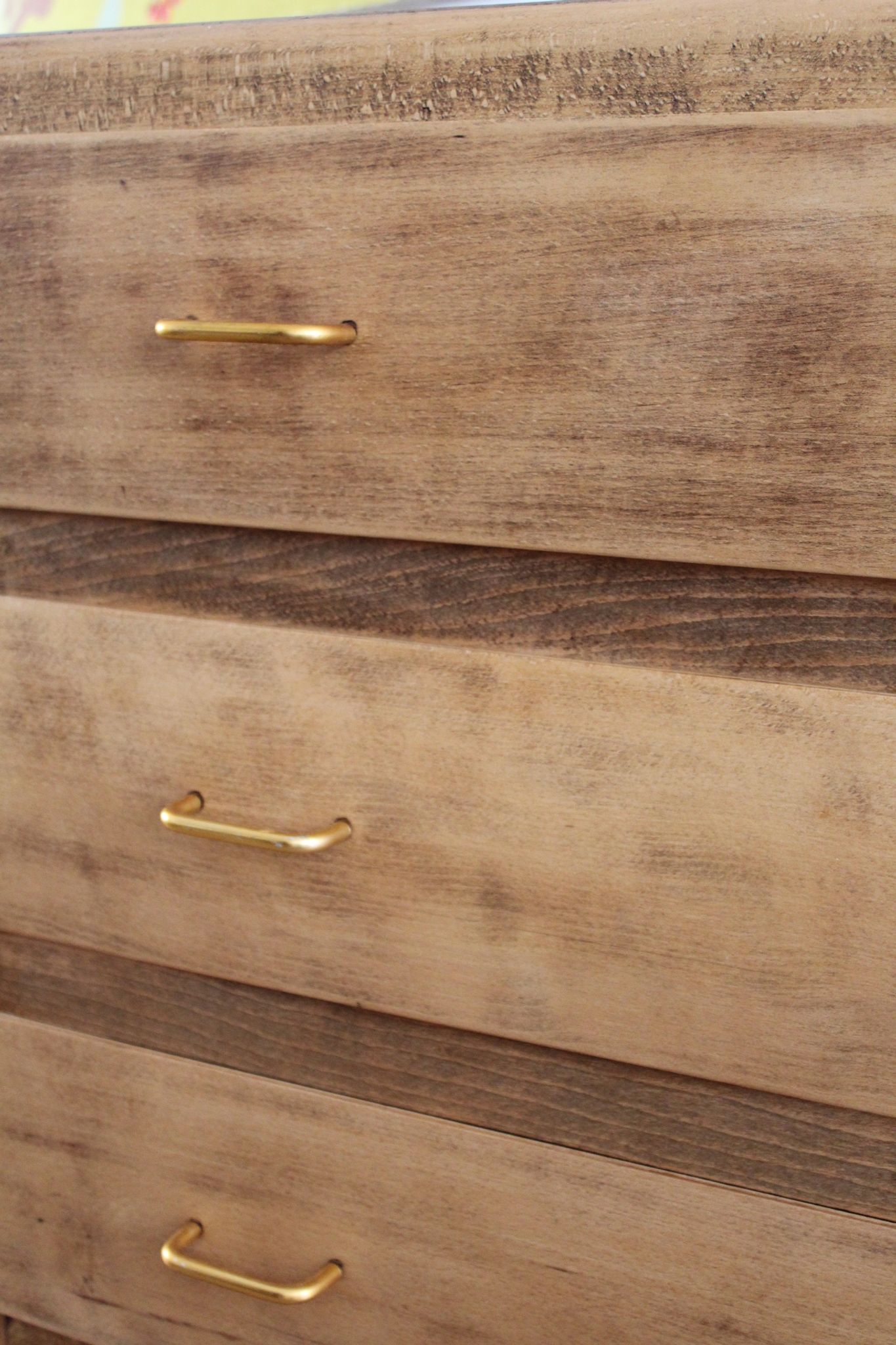 Descaled 70s Dresser painted
