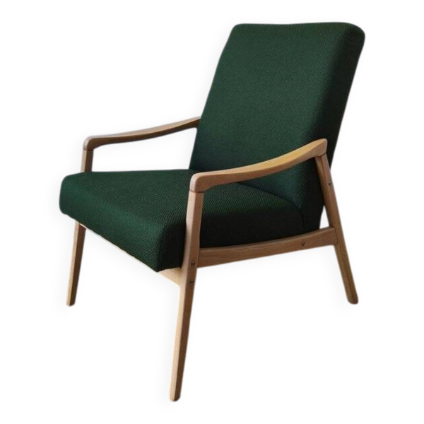 Fauteuil vintage par J. Jiroutek, Tchécoslovaquie, années 1960.