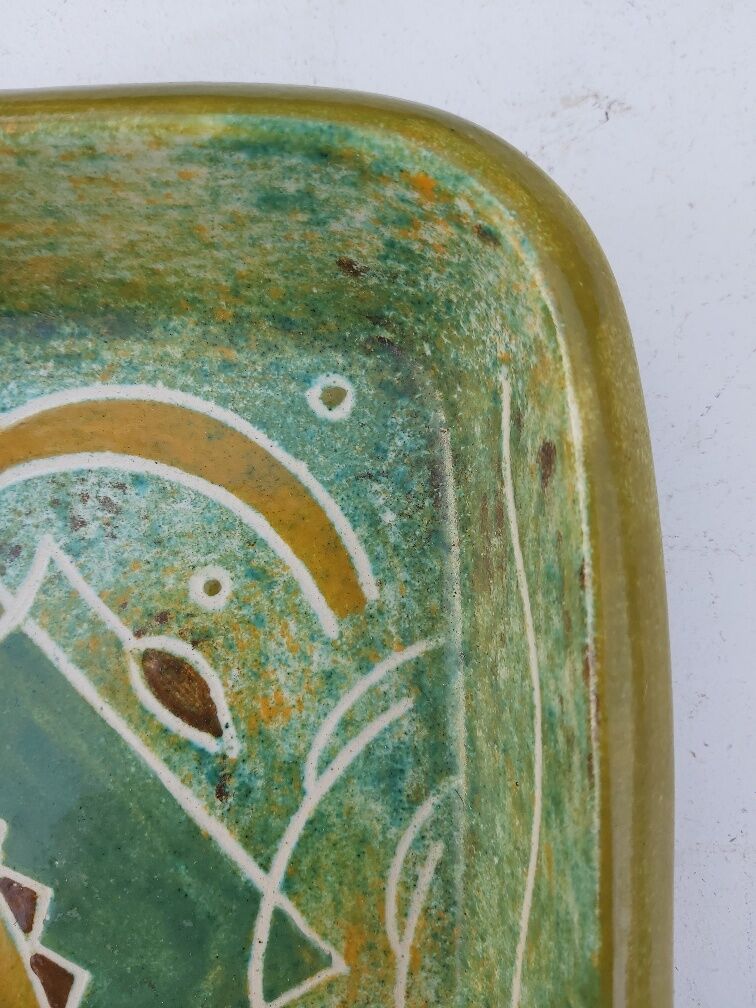 Bernard Lecuyer ceramic dish