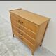 Commode vintage pieds compas 4 tiroirs 1950s