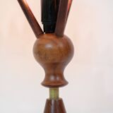 Table Lamp Made In Teak, Danish Design From 1960s