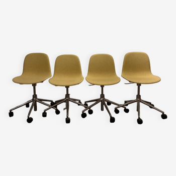 Set of 4 Form office chairs by Normann Copenhagen