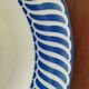 Plat Digoin Sarreguemines "Jacquot" bleu