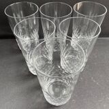 6 Baccarat tortoiseshell mugs