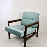 Light Blue Lounge Stobrawa Chair, 1970s