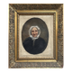 Tableau HST "Portrait of Grandmother" signed + frame 19th century