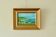 Peinture originale de paysage vintage sur panneau – Hans Hansen