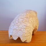 Stone bear sculpture, folk art