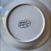 6 assiettes creuses Badonviller modèle Richelieu