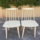Pair of vintage chairs made in Denmark 70s/80s.