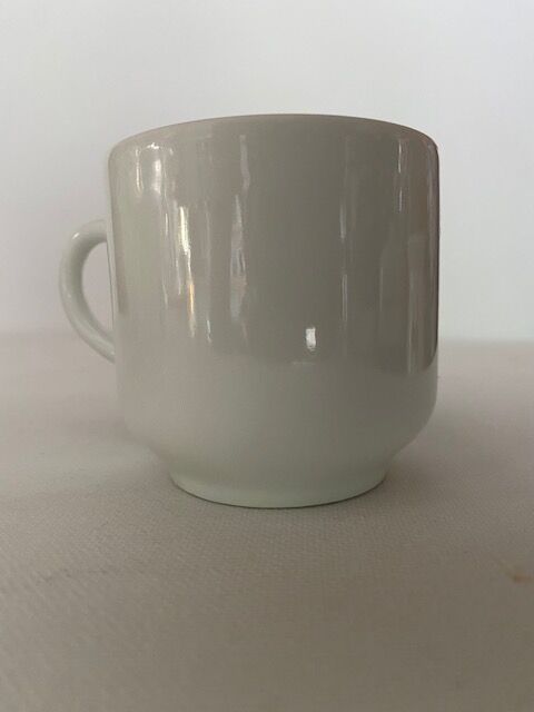 Service à café "BERRY" en porcelaine, à décor de fleurs bleues