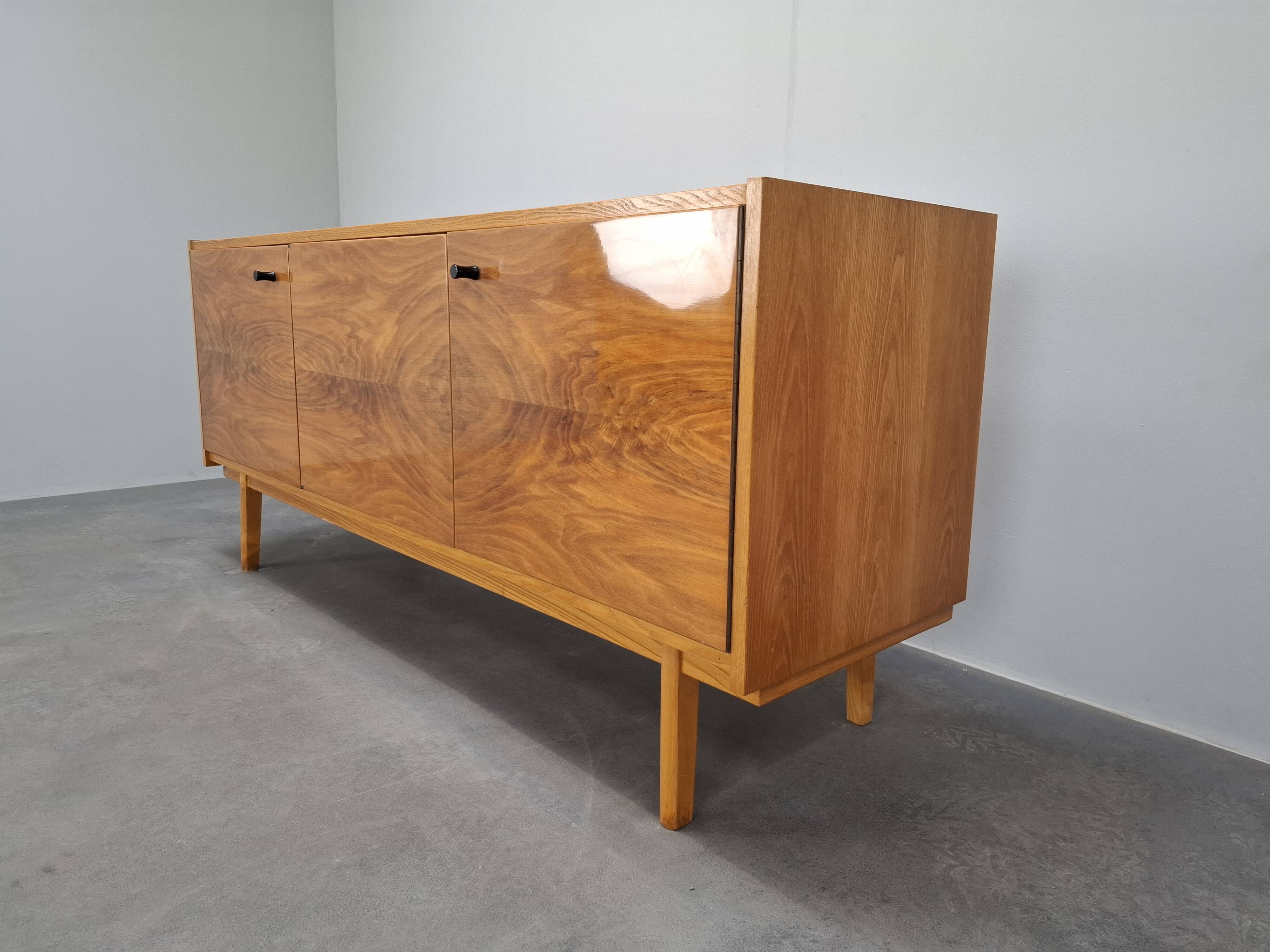 Mid-Century Modern Sideboard, Czechoslovakia, 1960s