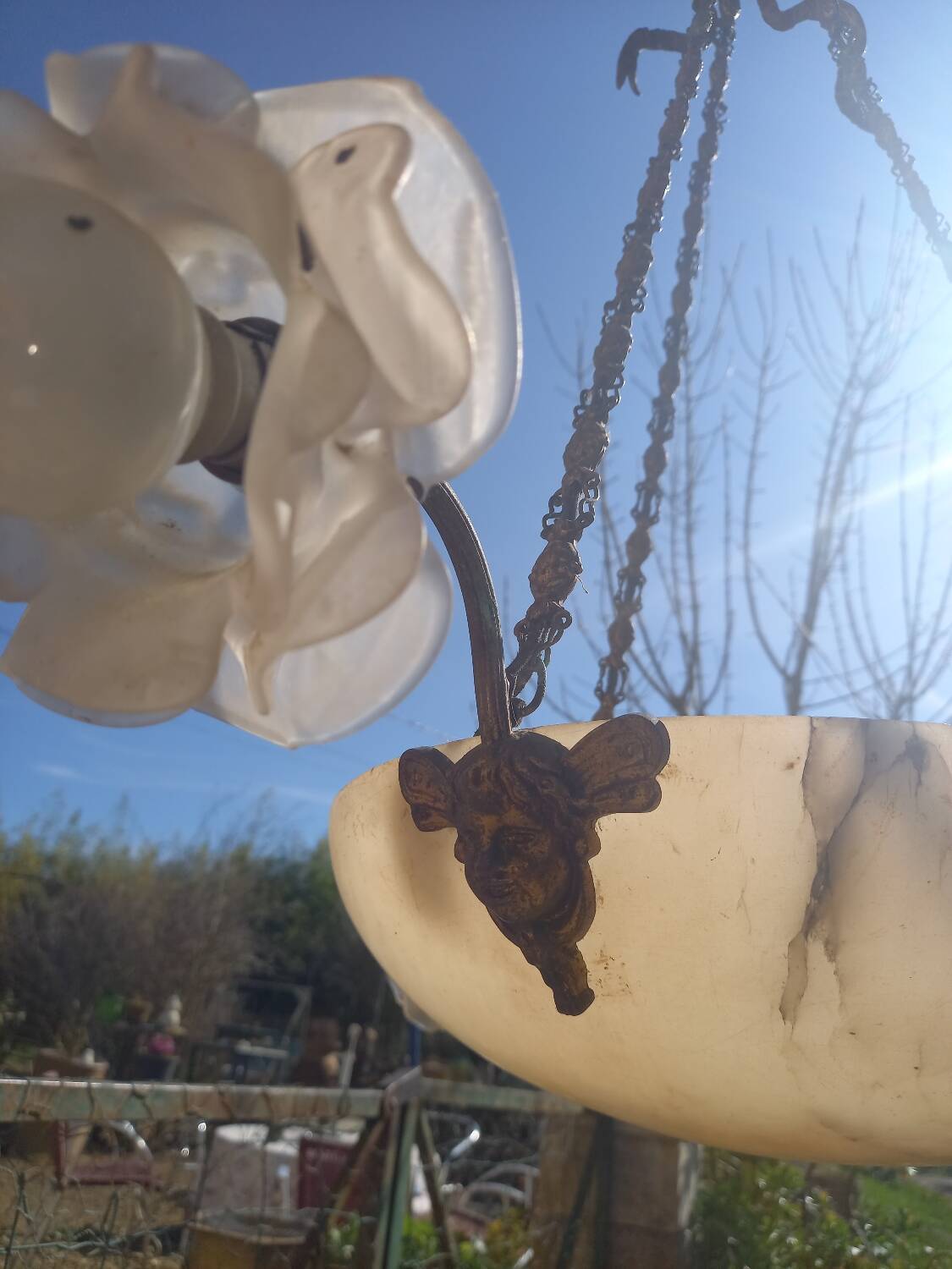 Lustre suspension art deco