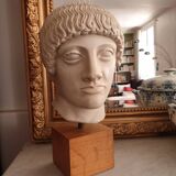 Greek bust of a blond Ephebe